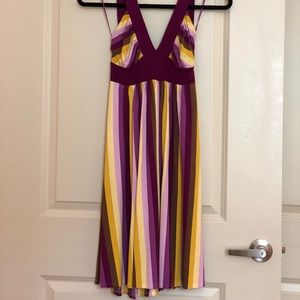 Susana Monaco striped halter dress